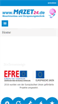 Mobile Screenshot of mazet24.de